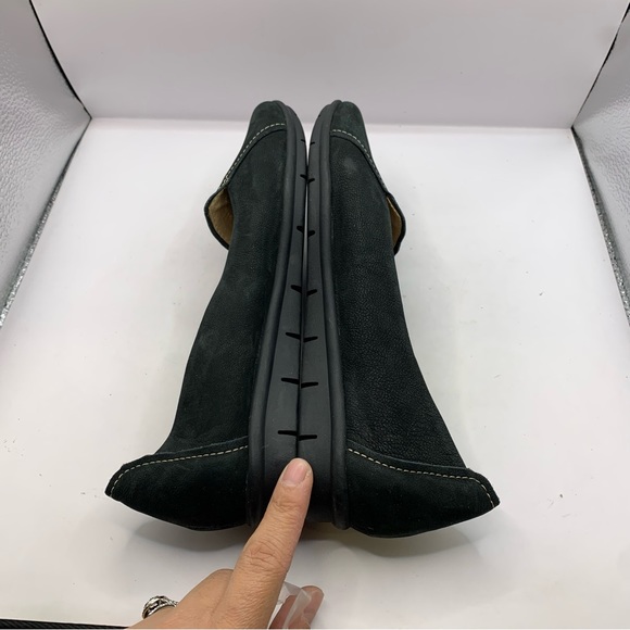 SOUL Naturalizer Lauryn Black Leather Nubuck Casual Loafers Size 8M - Picture 7 of 7